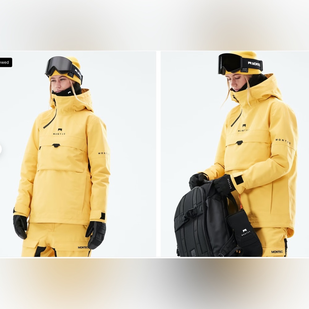 Montec Ski/Snowboard Insulated Jacket | US Women Small | Yellow
